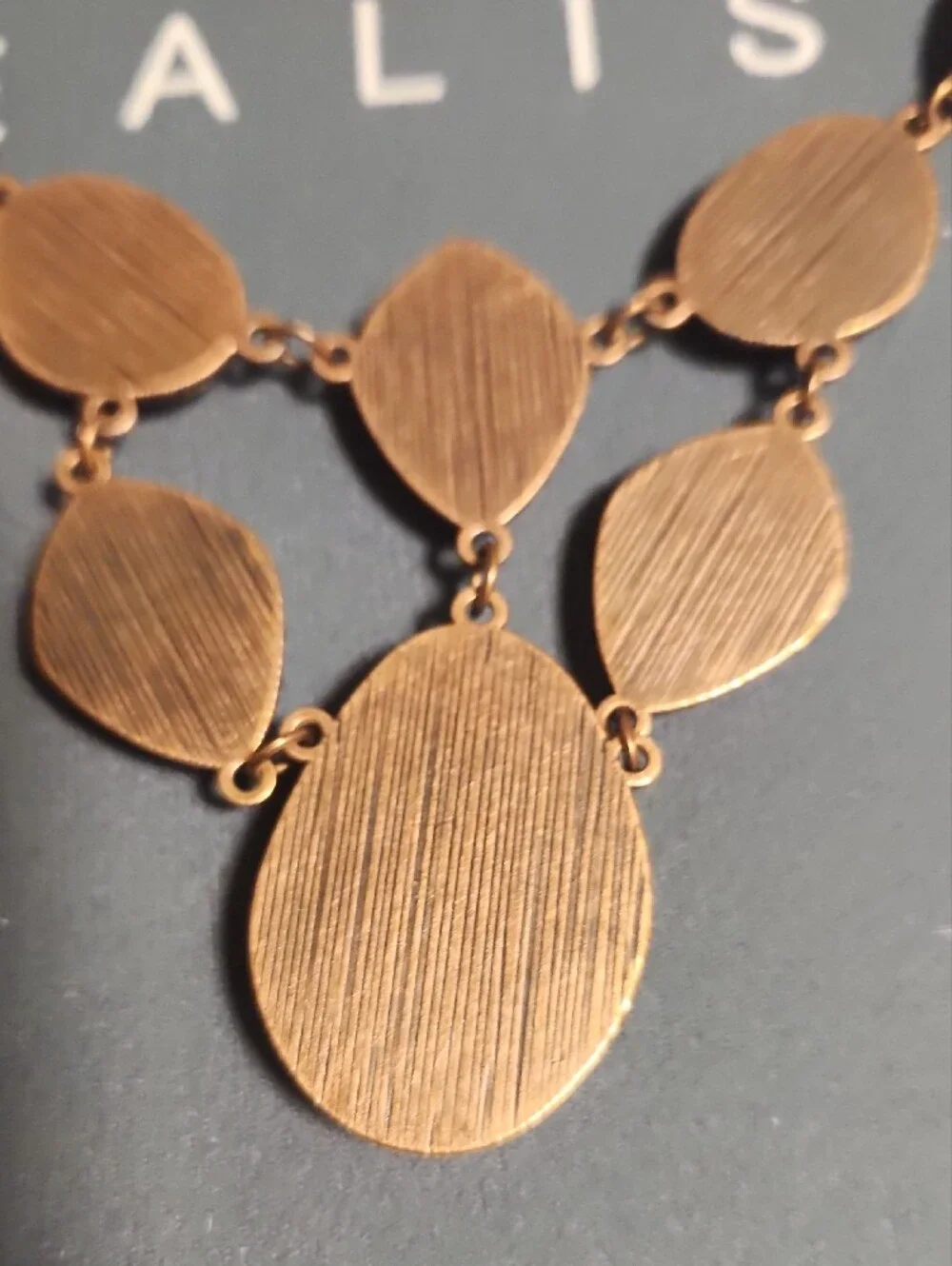 Yellow Acrylic Stone Statement Necklace - Unbranded